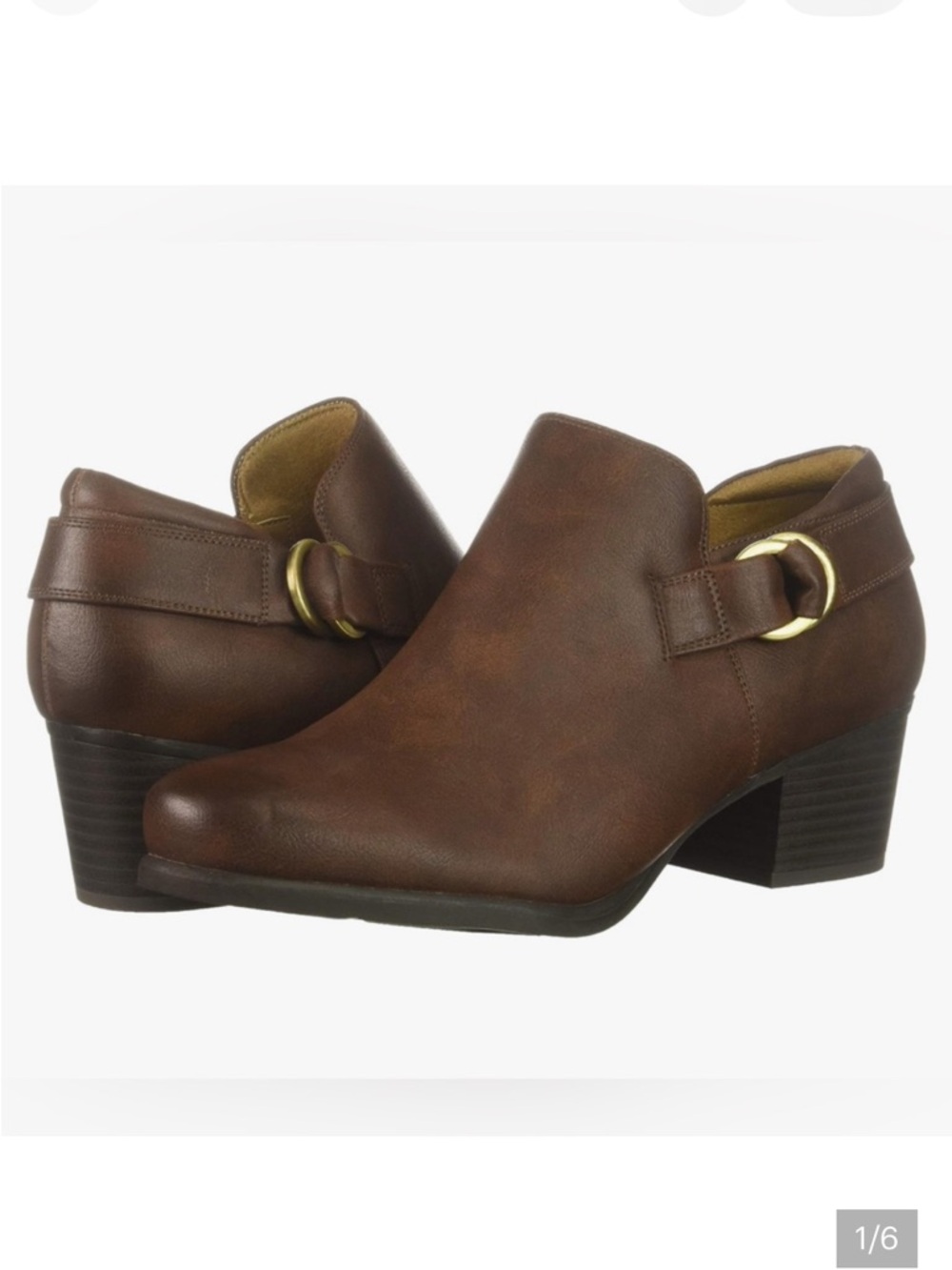B3- Brown Ankle Boots Womens 8W